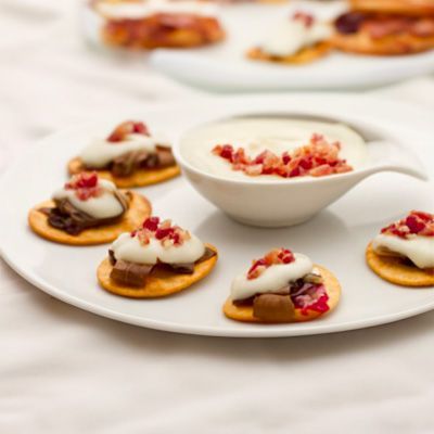 Spianatine con crema di asiago, radicchio e pancetta